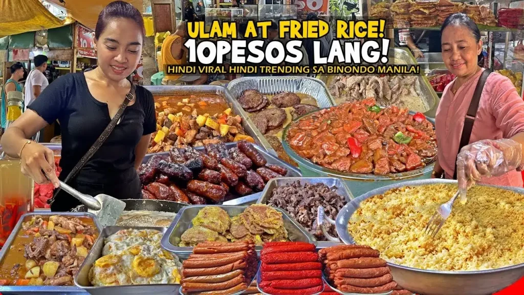 Kabs Kalye Trip: 10 Pesos na Ulam at Fried Rice sa Binondo! - 10 pesos ulam binondo