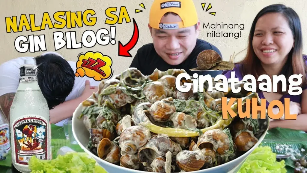 Lutong Canlas: Special Ginataang Kuhol na May Kasamang Gin Bilog - Ginataang Kuhol Recipe