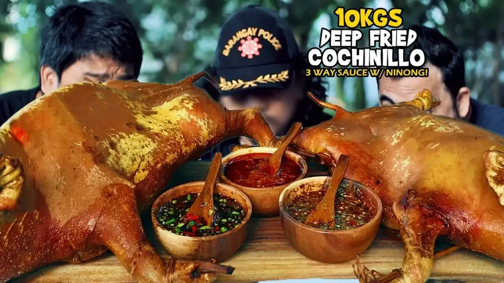 Super Lutong na 10kg Deep Fried Cochinillo kasama si Ninong! - Deep Fried Cochinillo
